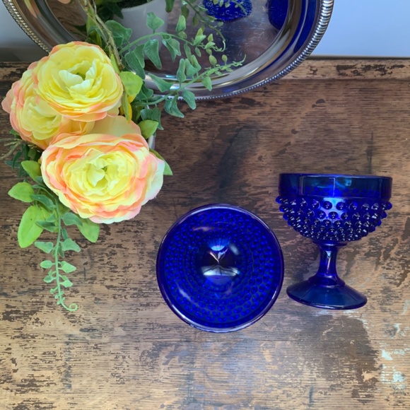 L.E. Smith Dining Hp Vintage Hobnail Glasses Set 2 Poshmark